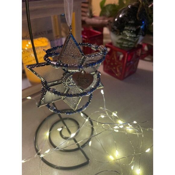 Handmade Blue Beaded Wrap Bracelet/ Wrap Bracelet for her/ Family Bracelet/ Char - Picture 6 of 7